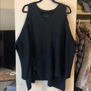 All Saints black wool sweater size S